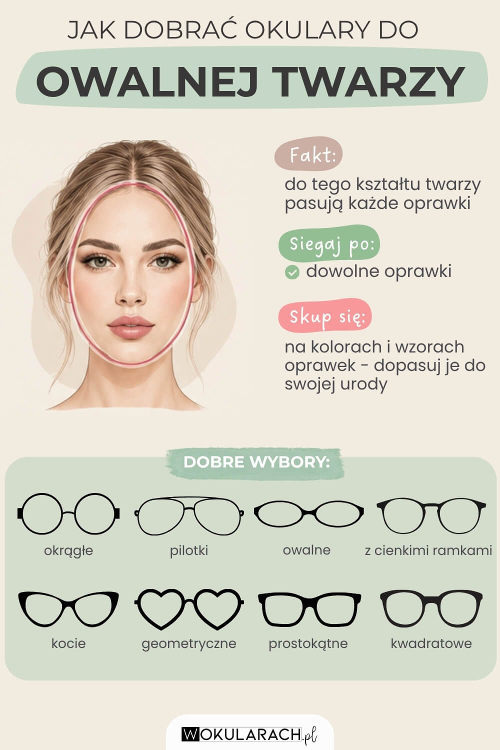 okulary do twarzy owalnej