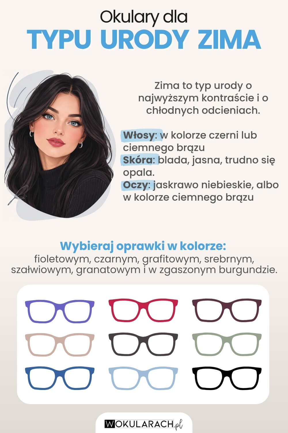 okulary typ urody zima