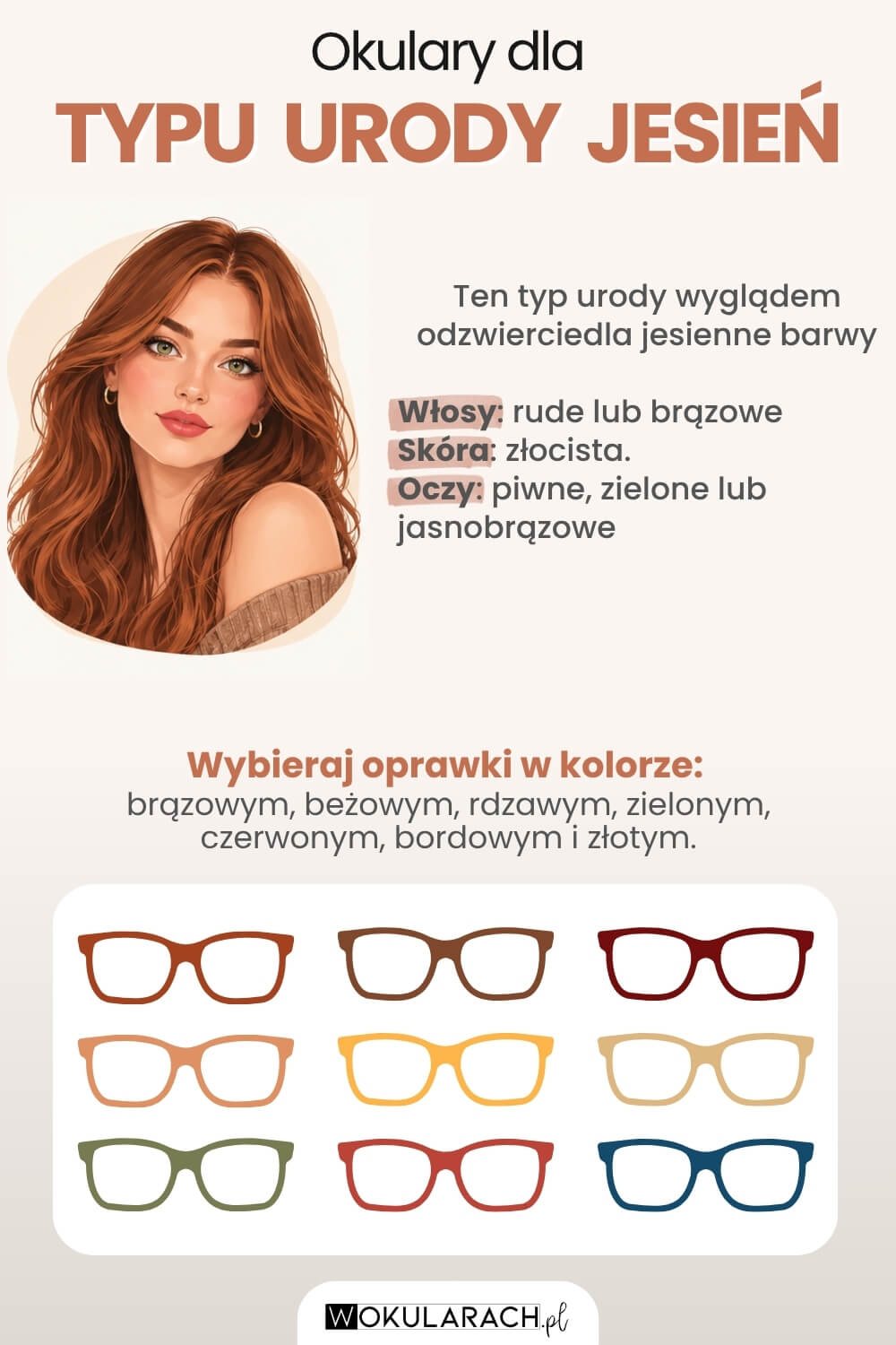 okulary typ urody jesień