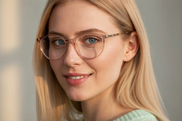 Modelka w okularach korekcyjnych SIYU