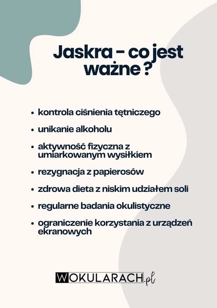 jaskra - jak uniknąć?