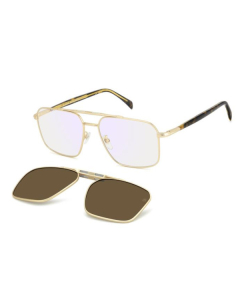 David Beckham 1187/G/C 8SO 57 z nakładką przeciwsłoneczną z polaryzacją