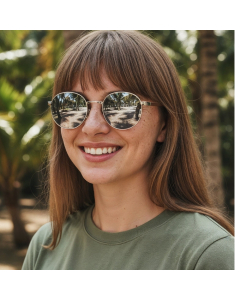 Okulary przeciwsłoneczne Gepetto Orbita Coconut z polaryzacją