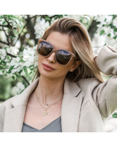 Okulary przeciwsłoneczne Senja x Paula Jagodzińska 23018 C5 z polaryzacją