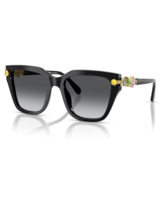 Okulary przeciwsłoneczne Swarovski 6041 1001T3 53 z polaryzacją