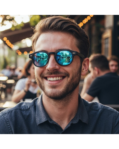 Okulary przeciwsłoneczne Gepetto Alpa Navy z polaryzacją