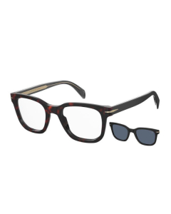 David Beckham 7043 EED 50 C3 z nakładką przeciwsłoneczną z polaryzacją