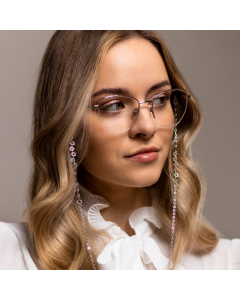 Łańcuszek do okularów Natasha - srebrny