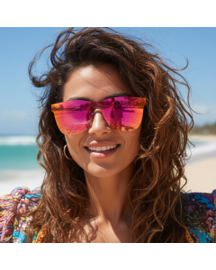 Okulary przeciwsłoneczne Gepetto Bananarama 3 Watermelon z polaryzacją