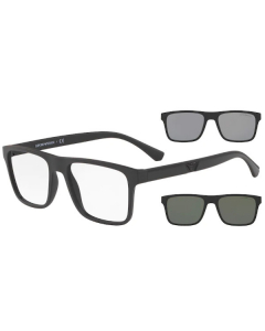 Emporio Armani 4115 58011W 52 z nakładkami przeciwsłonecznymi
