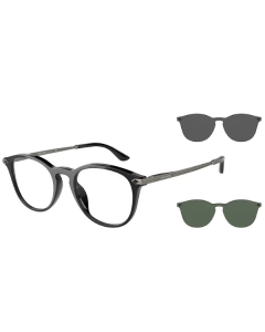 Giorgio Armani 8159U 50011W 51 z nakładkami przeciwsłonecznymi