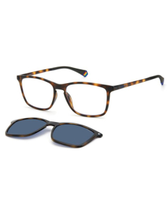 Polaroid 6139 CS 086 55 C3 z nakładką przeciwsłoneczną z polaryzacją