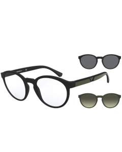 Emporio Armani 4152 50421W 52 z nakładkami przeciwsłonecznymi