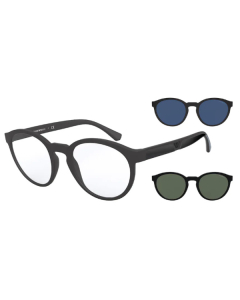 Emporio Armani 4152 58011W 52 z nakładkami przeciwsłonecznymi
