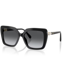 Okulary przeciwsłoneczne Swarovski 6049 1001T3 57 z polaryzacją